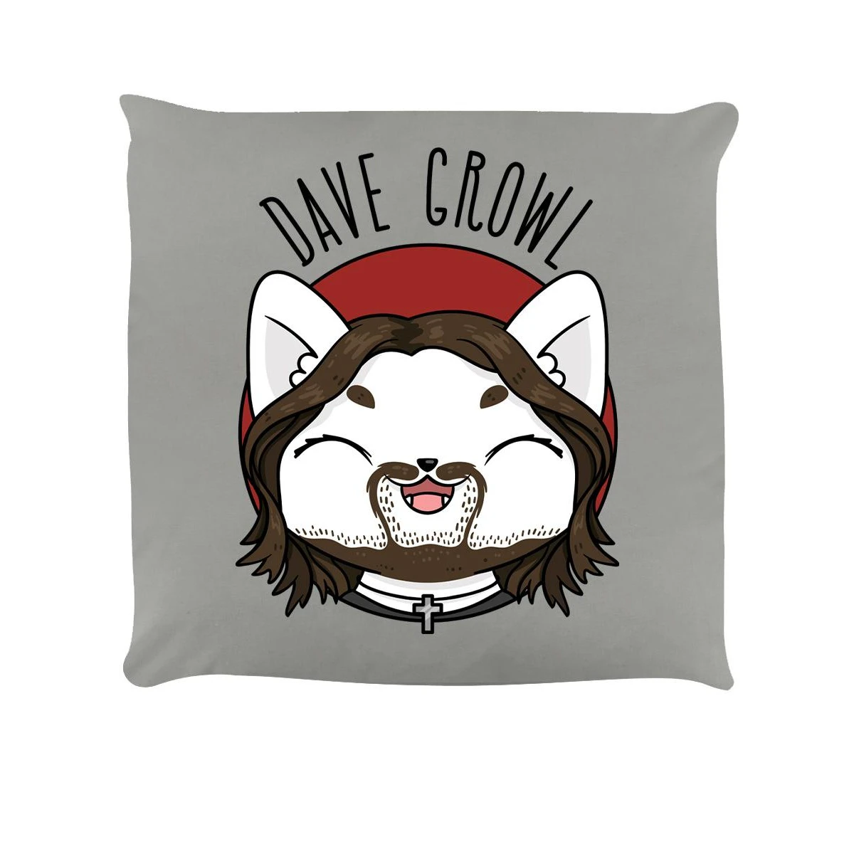 VI Pets Dave Growl Filled Cushion (Grey) - GR5056