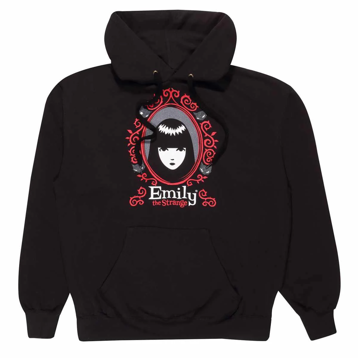 Emily The Strange Womens Frame Hoodie (Black) - HE1537