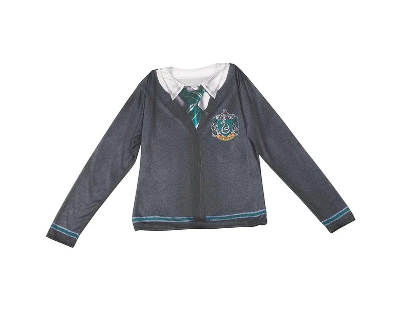 Harry Potter Womens Slytherin Costume Top (Blue) - BN4665