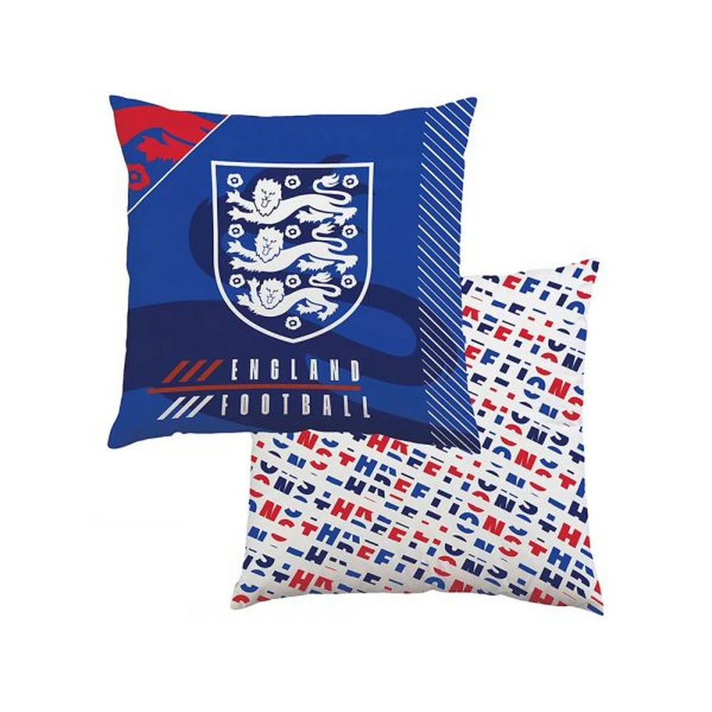 England FA Glory Crest Filled Cushion (Blue/White/Red) - BS3425