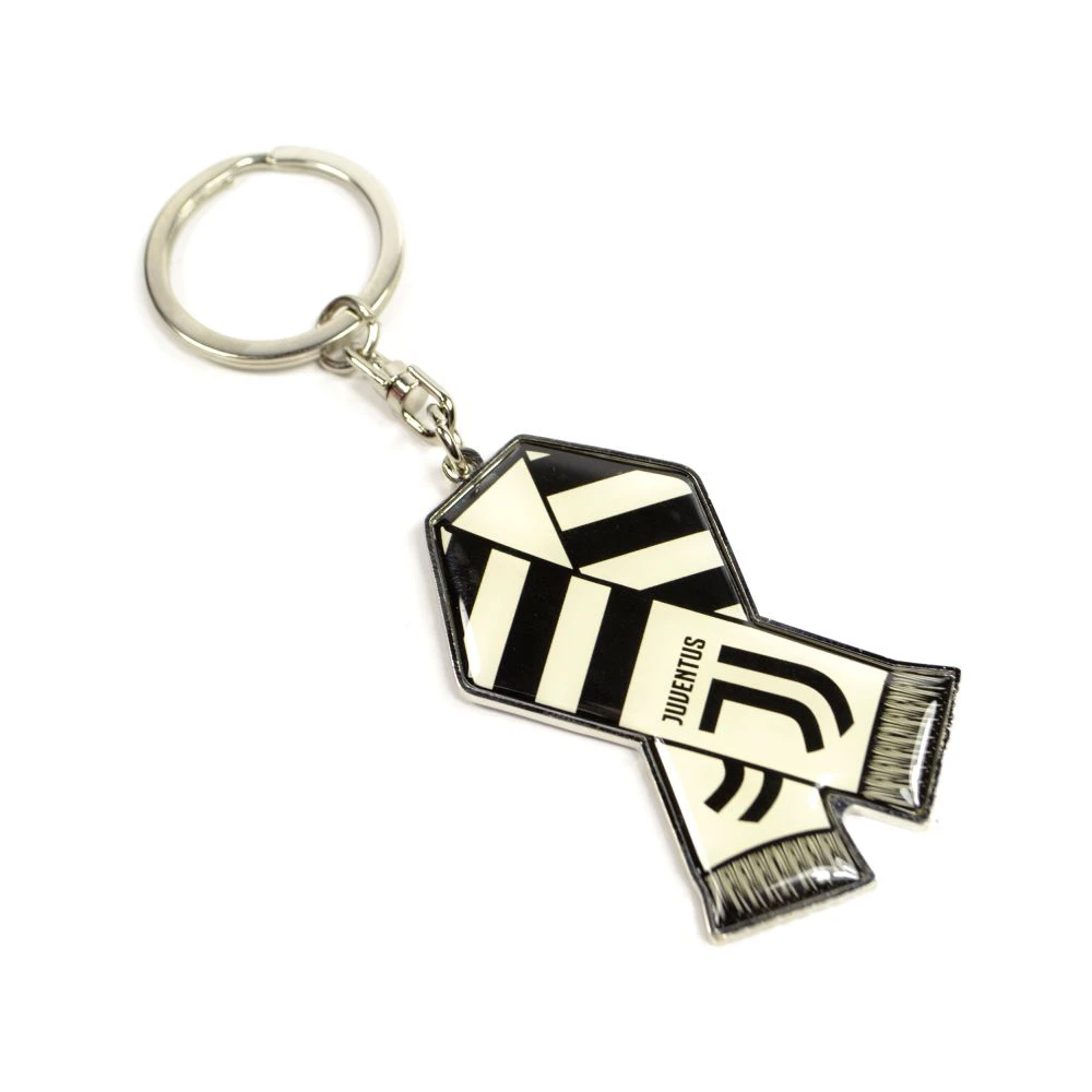 Juventus FC Scarf Keyring (Black/White) - BS3894