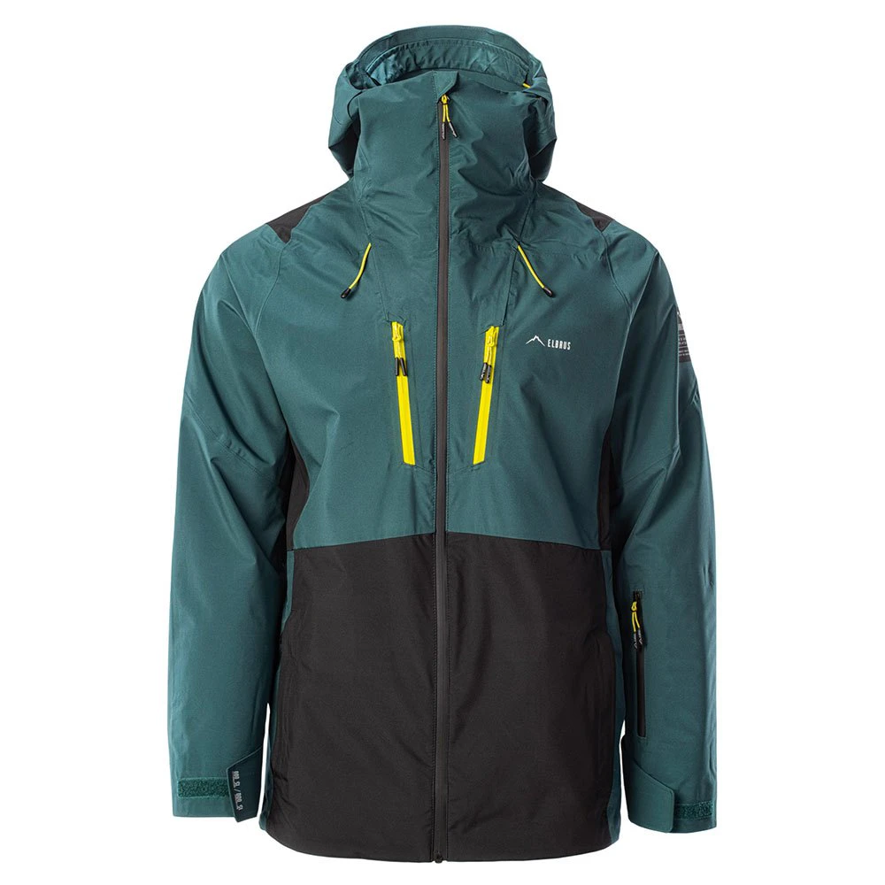 Elbrus Mens Soren Ski Jacket (June Bug/Black/Citronelle) - IG137