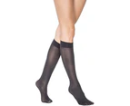 Silky Womens Support Flight Socks (1 Pair) (Black) - LW179