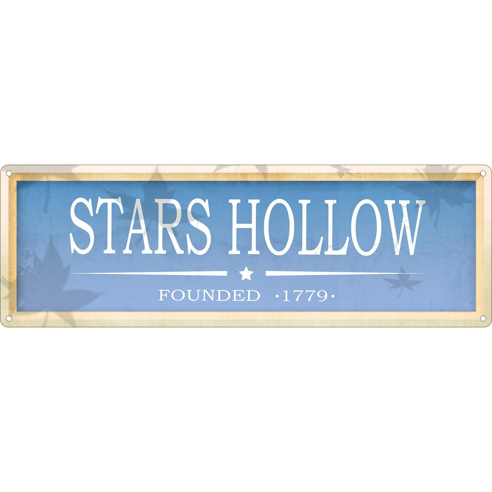 Grindstore Stars Hollow Slim Tin Sign (Blue) - GR1240