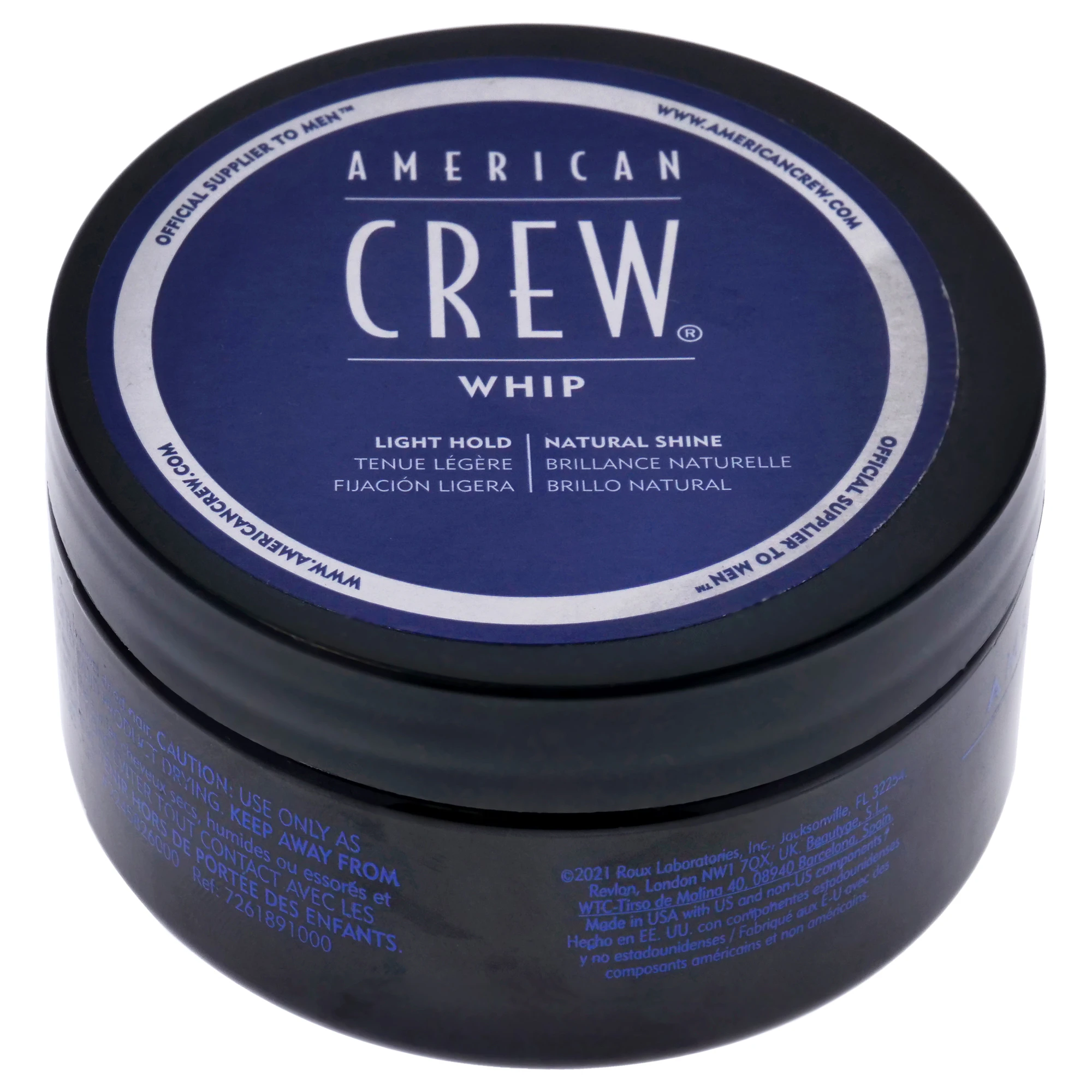 Whip Natural Shine by American Crew for Men - 3 oz Cream