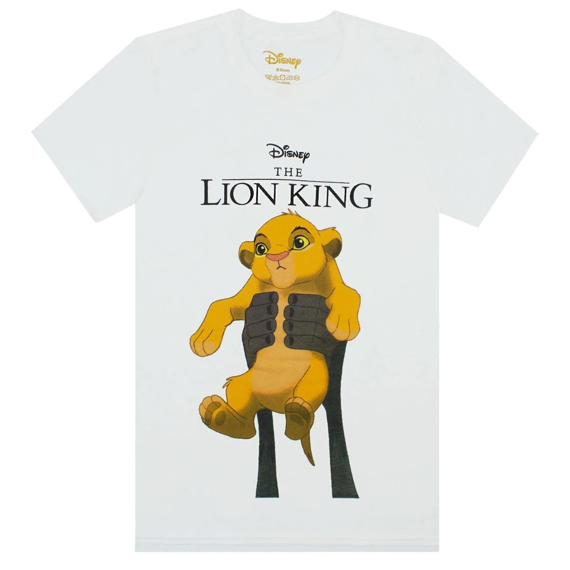 The Lion King Womens Circle Of Life Simba T-Shirt (White) - NS5592