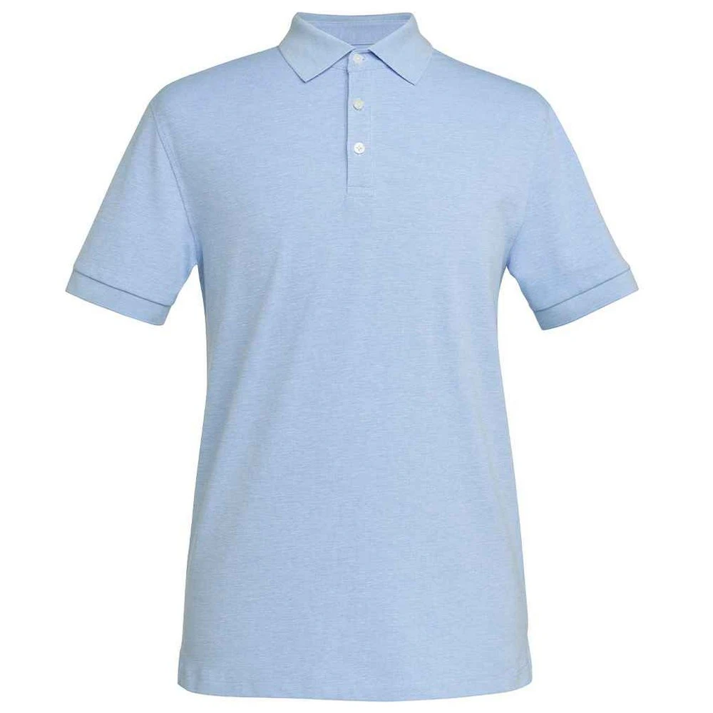 Brook Taverner Mens Hampton Cotton Polo Shirt (Sky Blue Marl) - PC5248