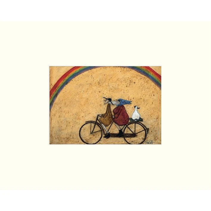 Sam Toft Somewhere Under A Rainbow Print (Yellow/Brown/Black) - PM4871