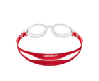 Speedo Unisex Adult 2.0 Biofuse Swimming Goggles (Clear/Red) - RD3075