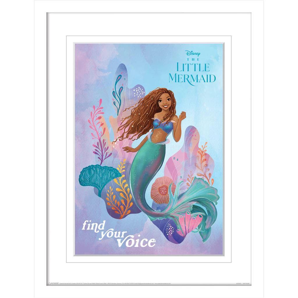 The Little Mermaid Find Your Voice Print (Blue/Pink) - PM6569