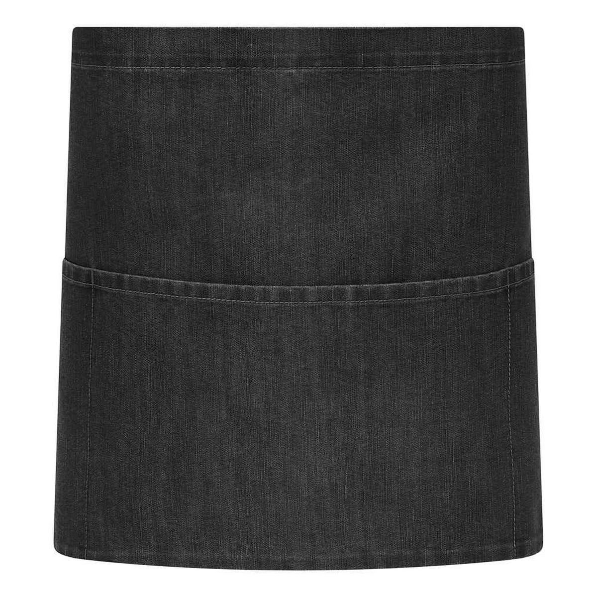 Brand Lab Unisex Adult Denim Short Apron (Grey Denim) - PC5140