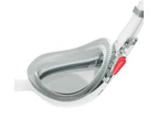 Speedo Unisex Adult 2.0 Biofuse Swimming Goggles (White/Smoke) - RD3075