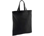 Westford Mill Short Handle Tote Bag (Black) - PC6390