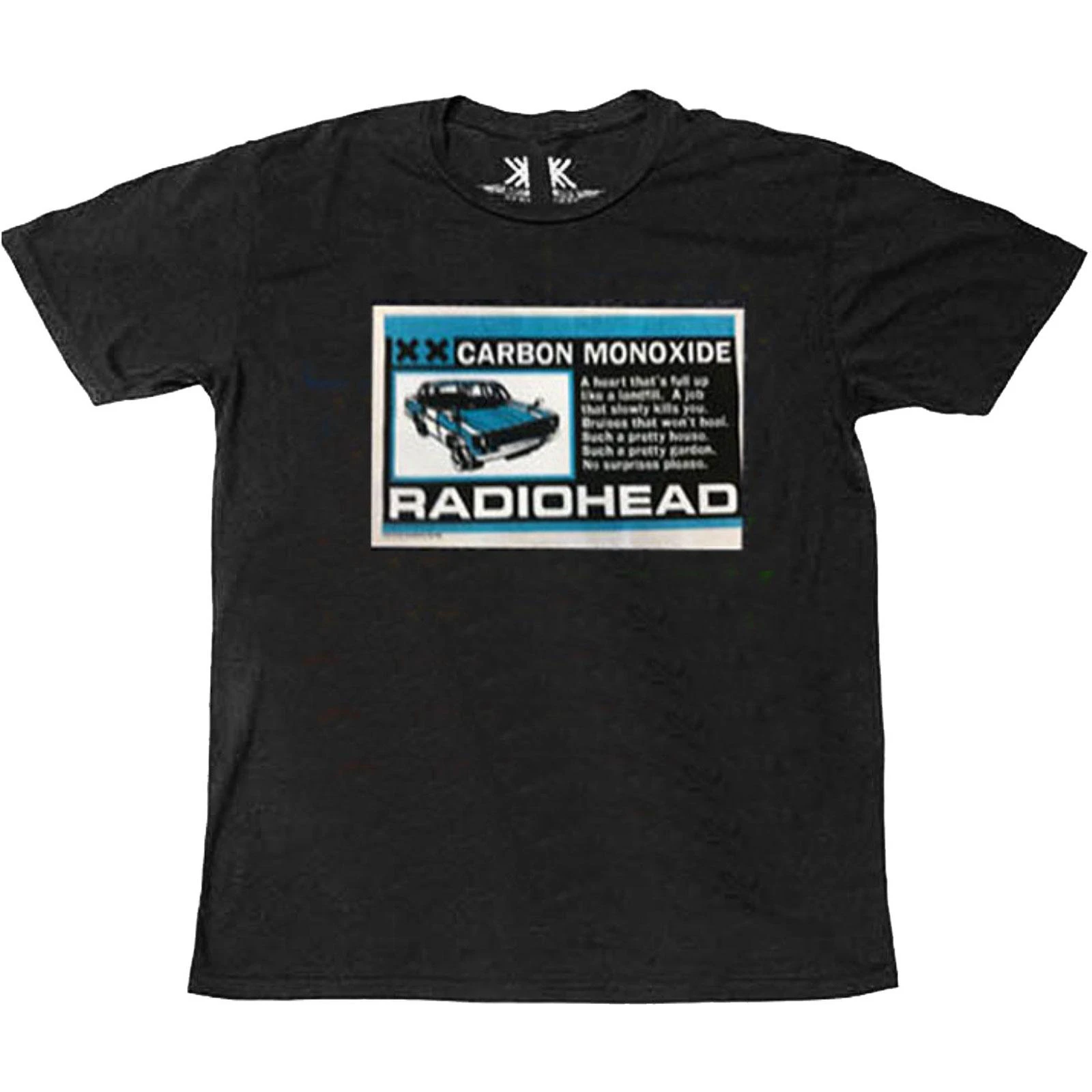 Radiohead Unisex Adult Carbon Patch T-Shirt (Black) - RO3418