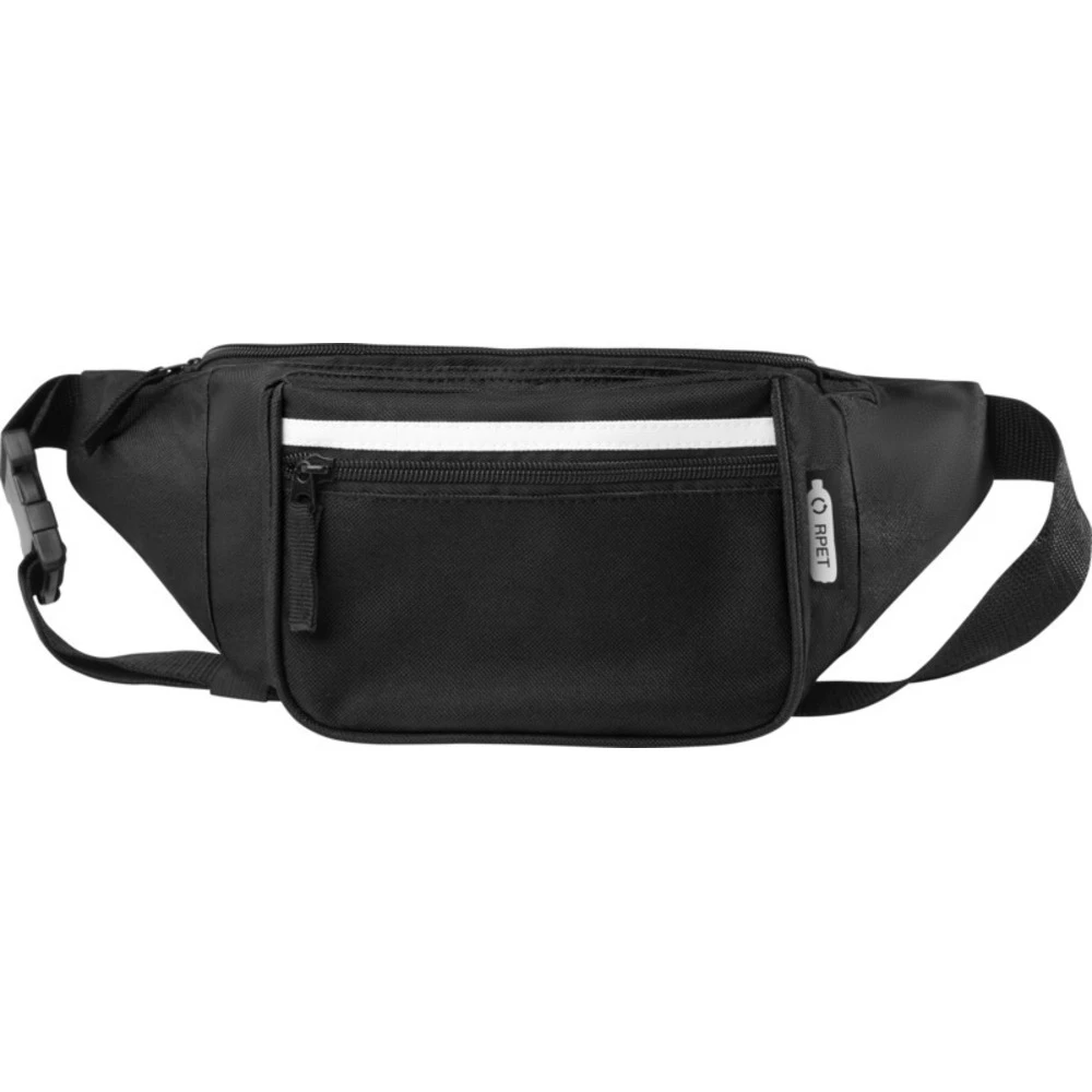 Bullet Journey RPET Waist Bag (Solid Black) - PF3809