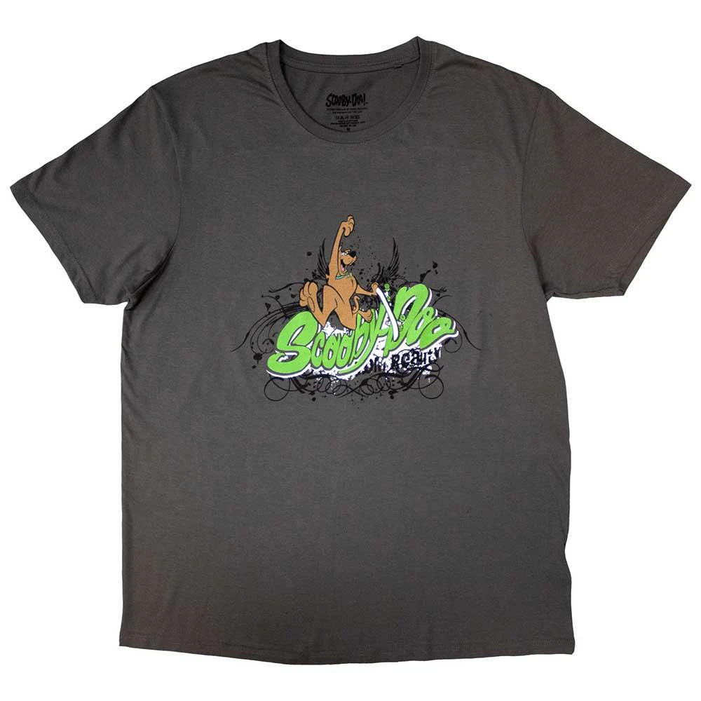 Scooby Doo Unisex Adult Skateboard T-Shirt (Grey) - RO10955