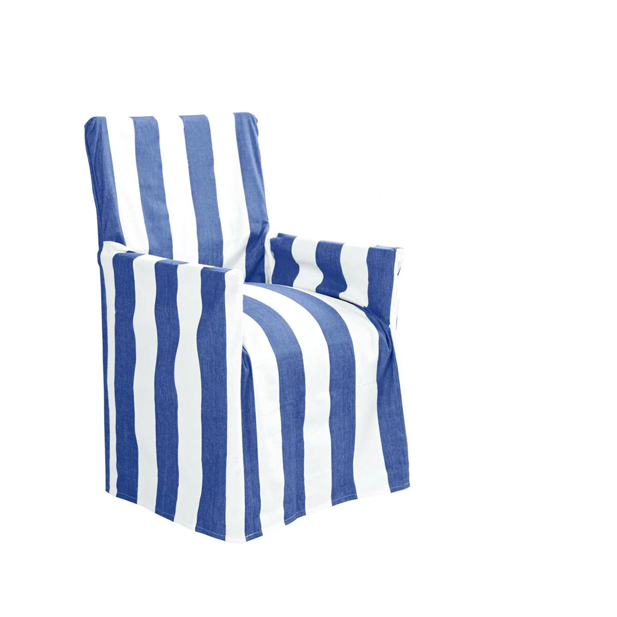 J.Elliot Outdoor Stripe 54x12.7cm Director Chair Cotton Cover/Protector Blue