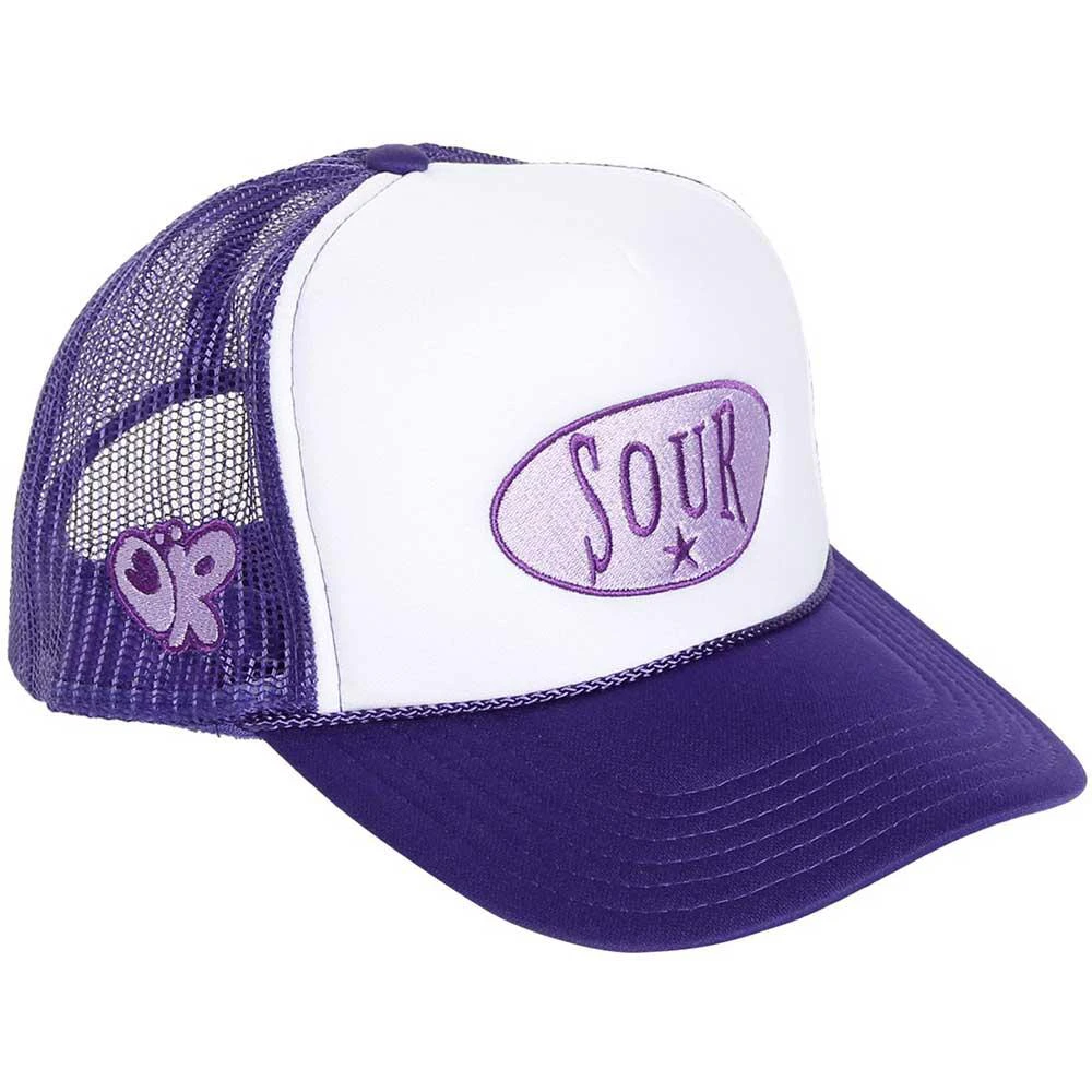 Olivia Rodrigo Unisex Adult Sour Trucker Cap (Purple/White) - RO10441