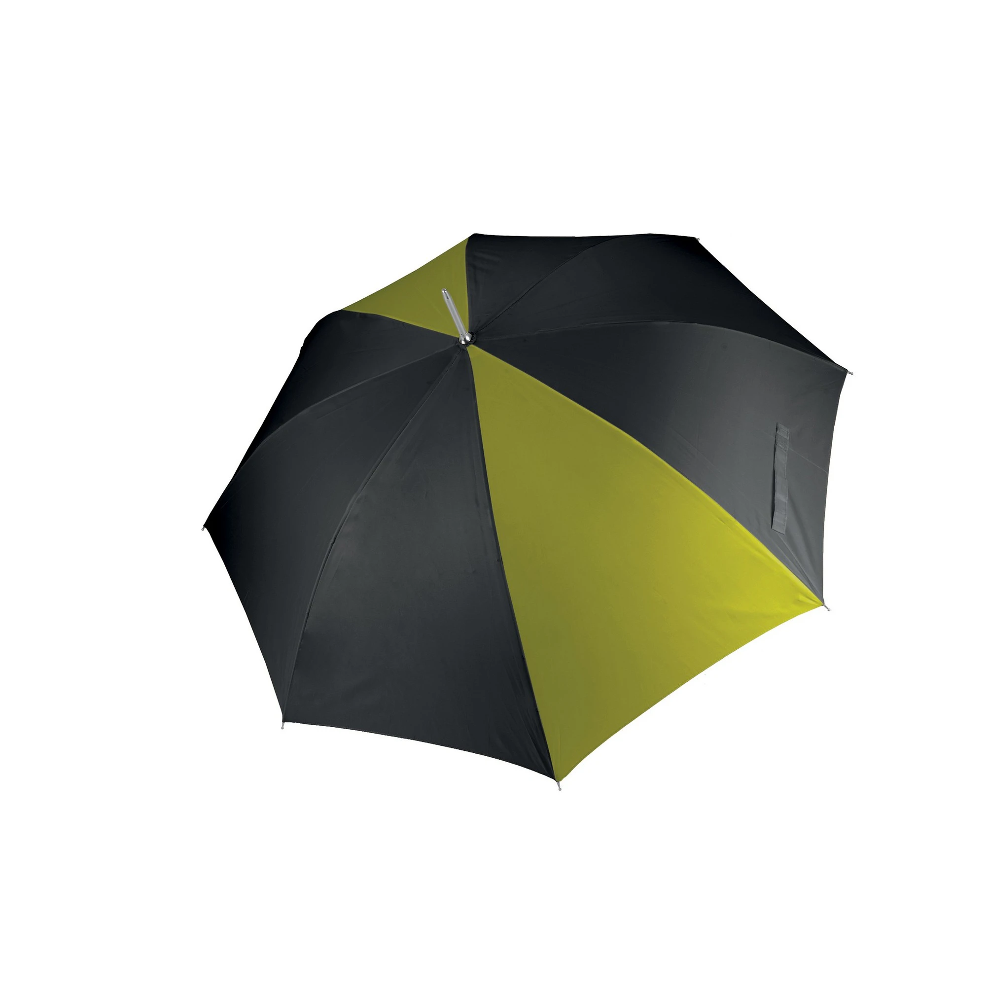 Kimood Unisex Auto Opening Golf Umbrella (Pack Of 2) (Black/ Burnt Lime) - RW7021