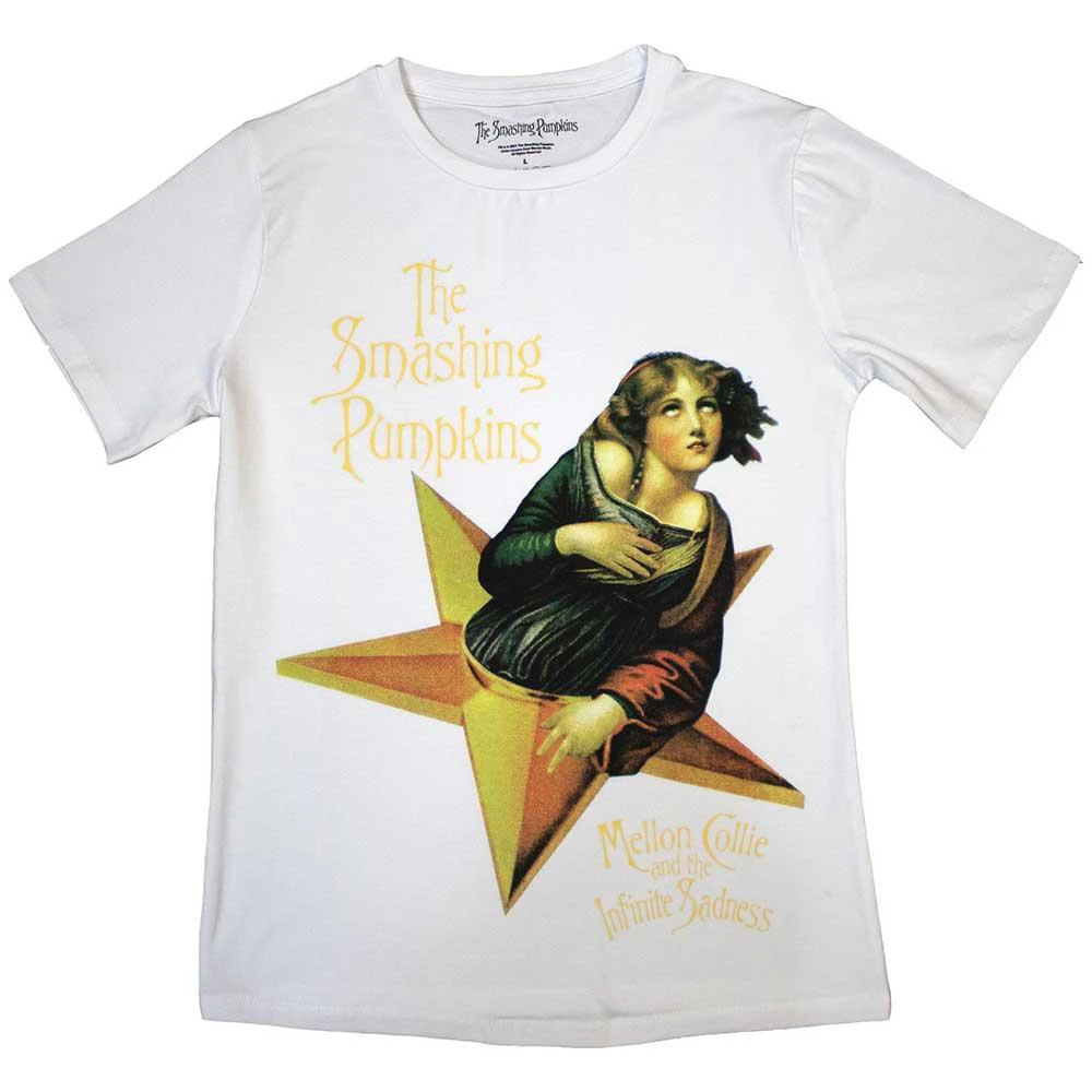 The Smashing Pumpkins Womens Mellon Collie T-Shirt (White) - RO10389