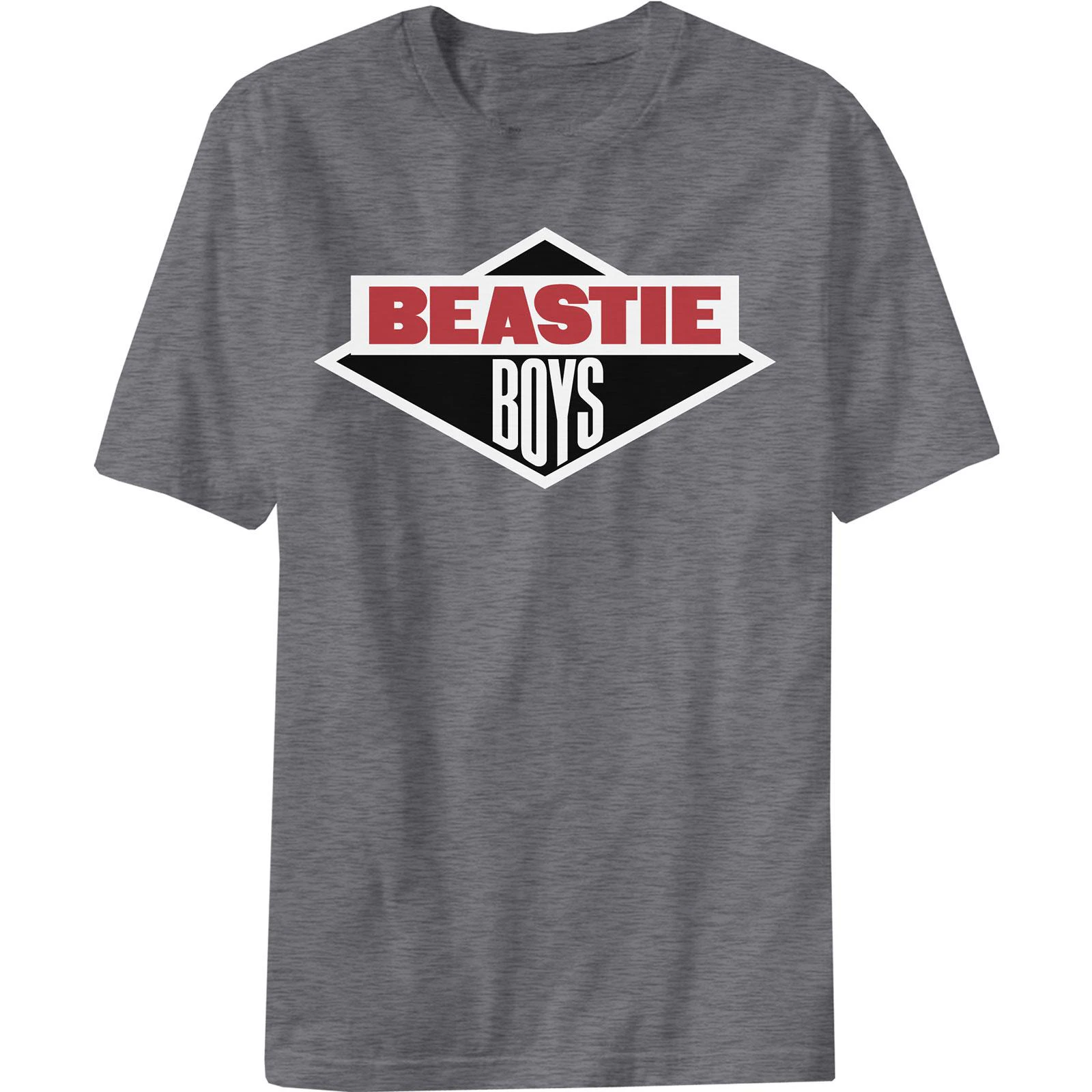 Beastie Boys Unisex Adult Logo T-Shirt (Grey) - RO2393