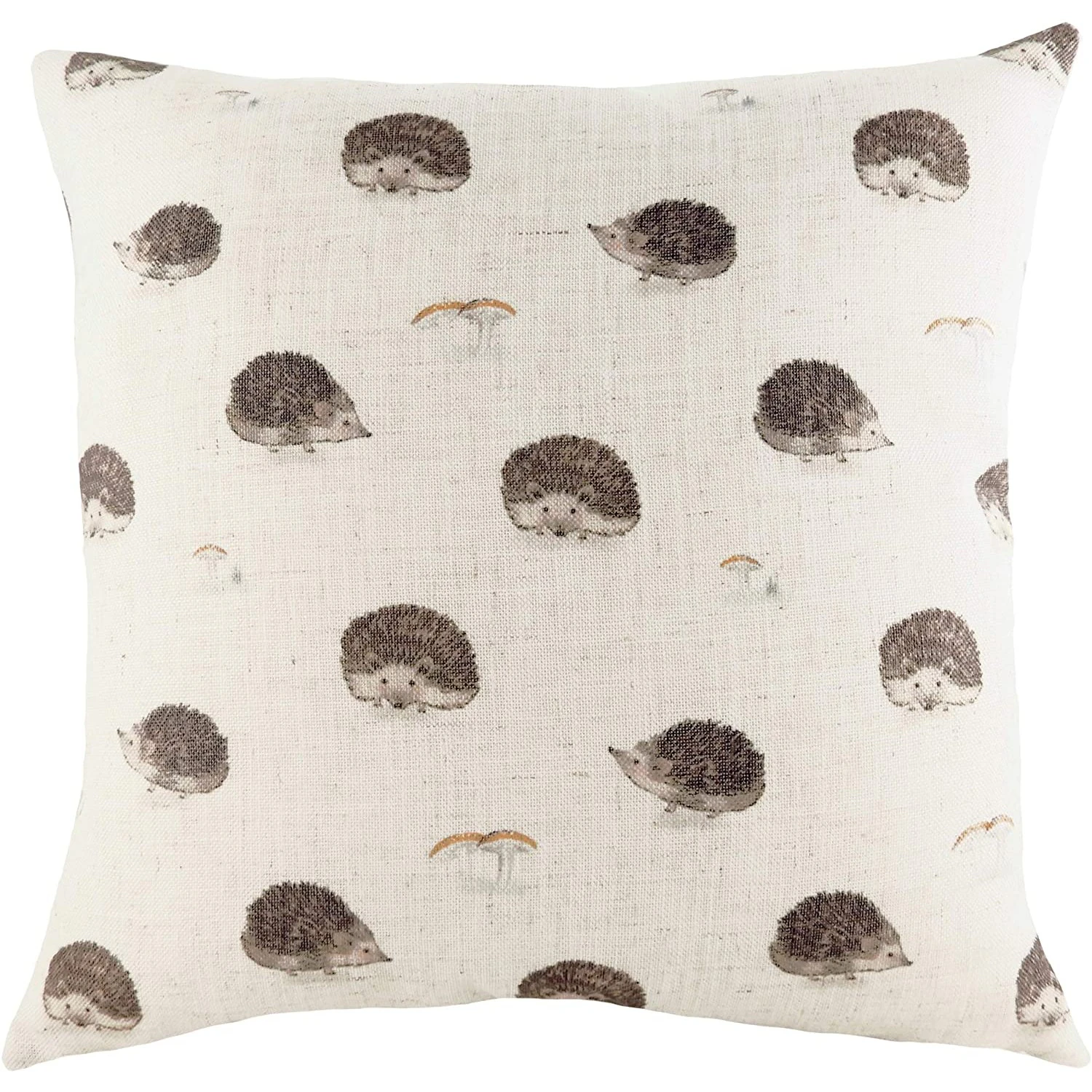 Evans Lichfield Oakwood Hedgehog Cushion Cover (Off White/Brown) - RV1990