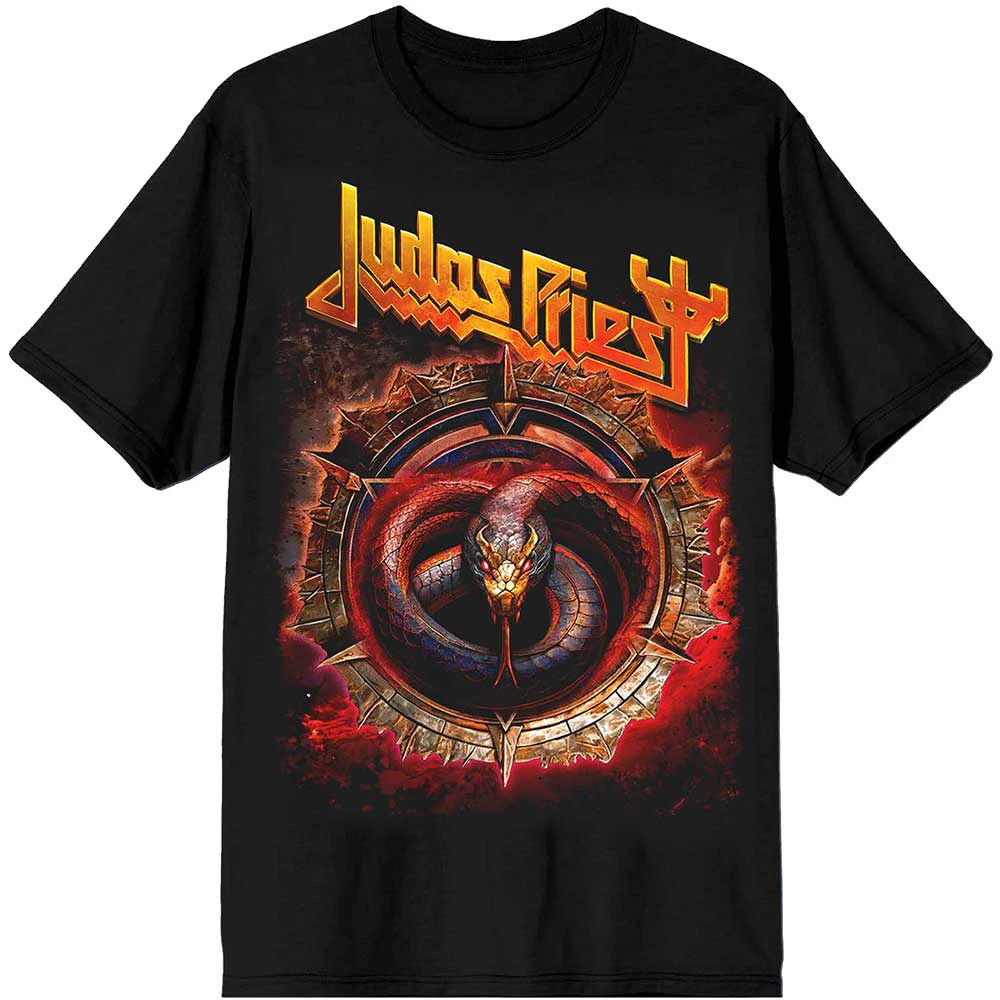 Judas Priest Unisex Adult The Serpent T-Shirt (Black) - RO10737