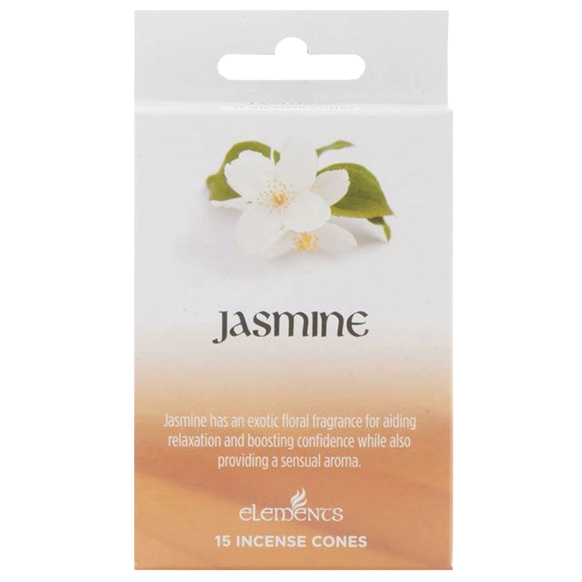 Elements Jasmine Incense Cones (Box Of 12 Packs) (White) - SD1402