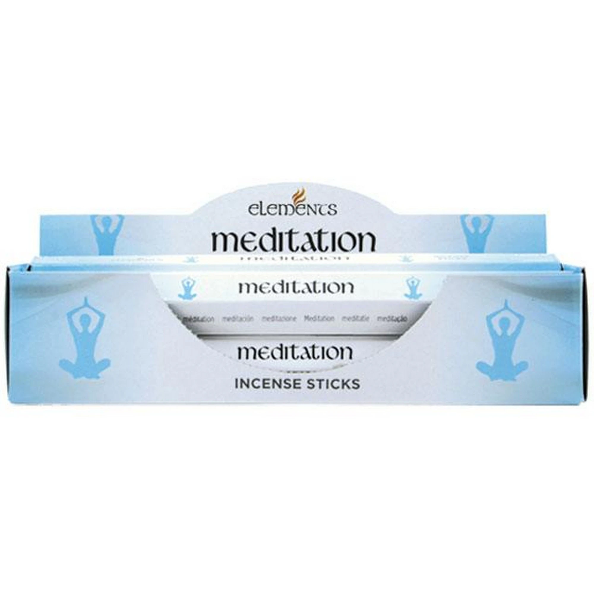 Elements Meditation Incense Sticks (Box Of 6 Packs) (Light Blue) - SD1399