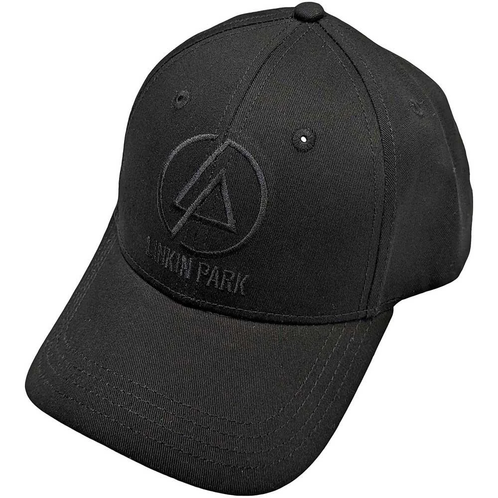 Linkin Park Unisex Adult Concentric Text Logo Baseball Cap (Black) - RO10696