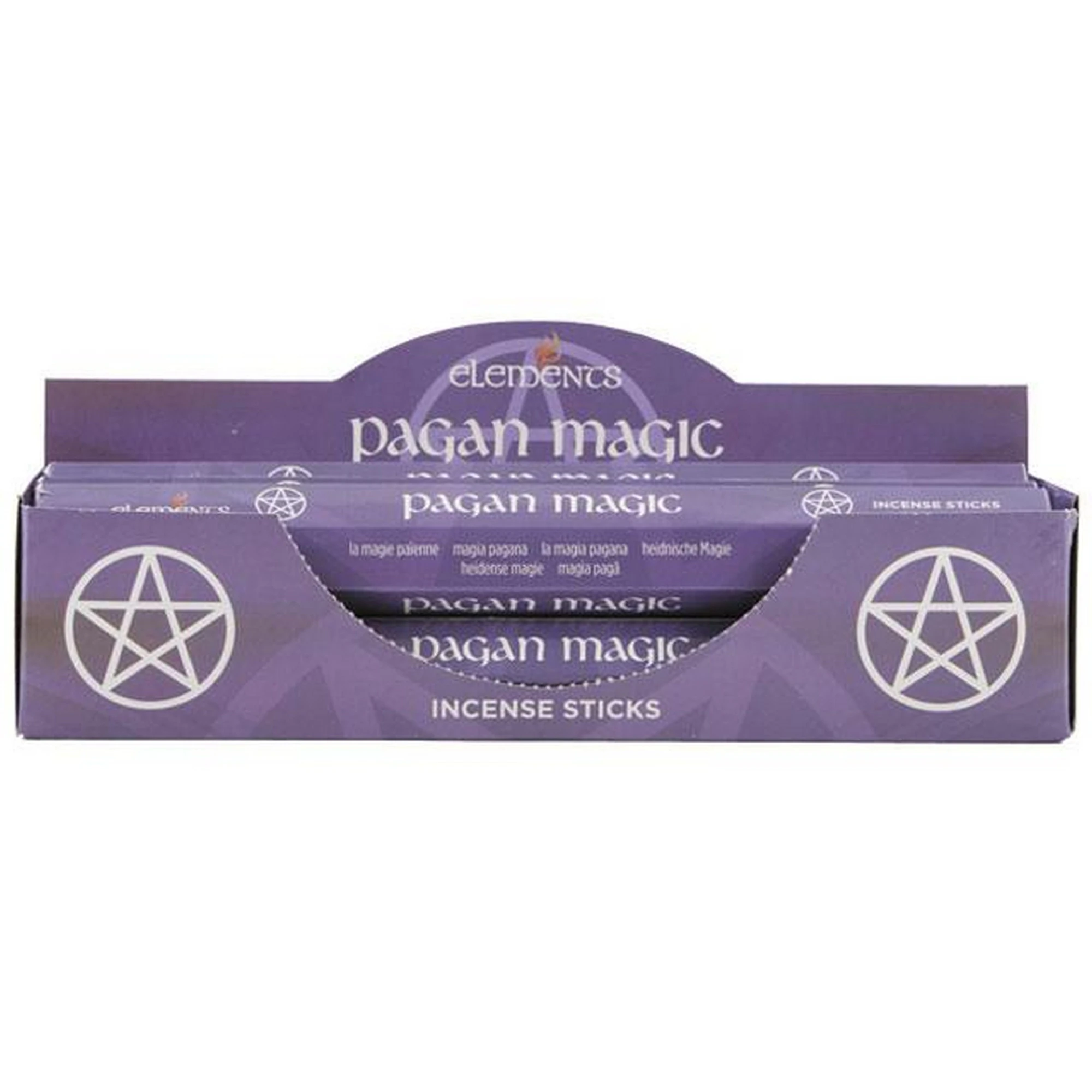 Elements Pagan Magic Incense Sticks (Box Of 6 Packs) (Purple) - SD1395