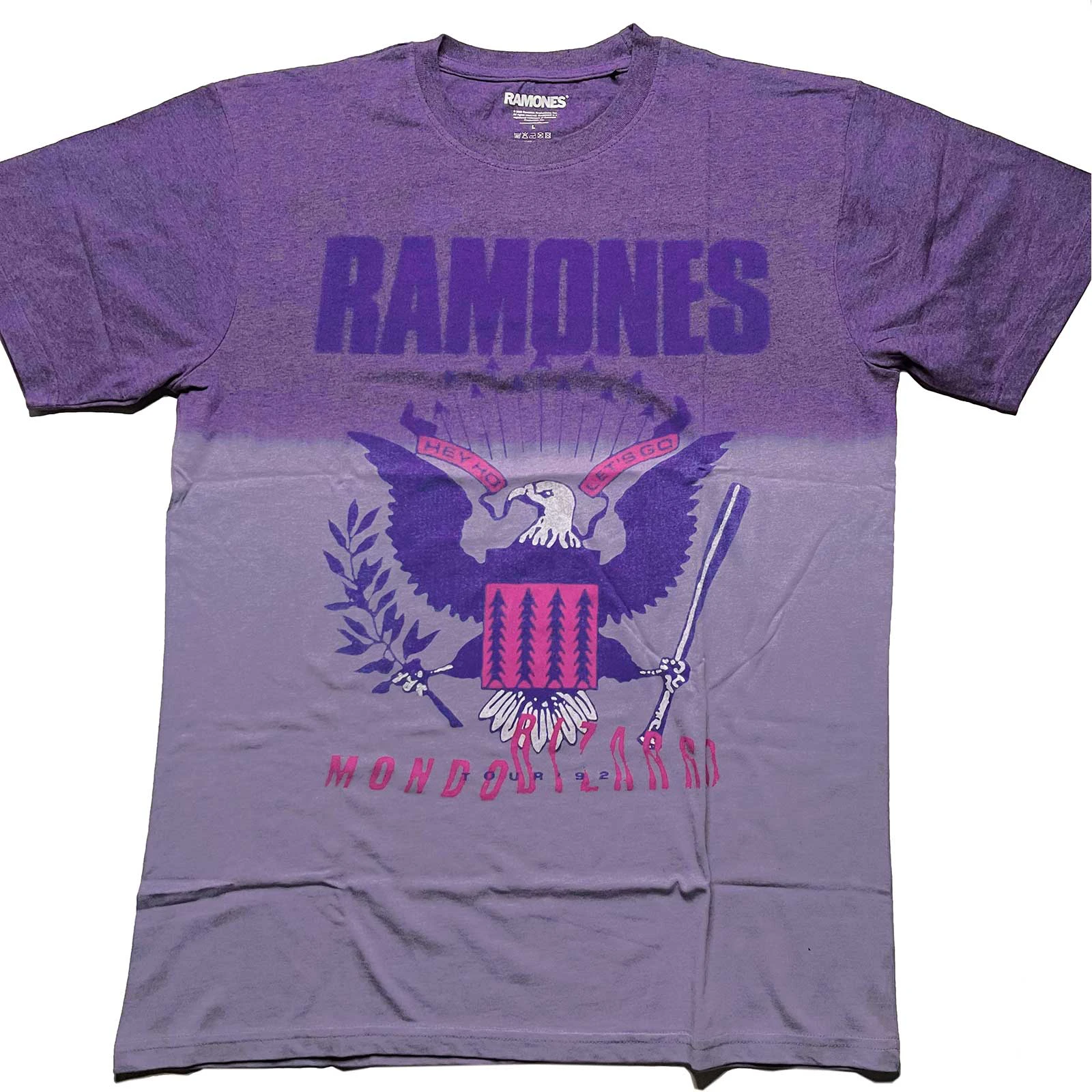 Ramones Unisex Adult Mondo Bizarro T-Shirt (Purple) - RO3707