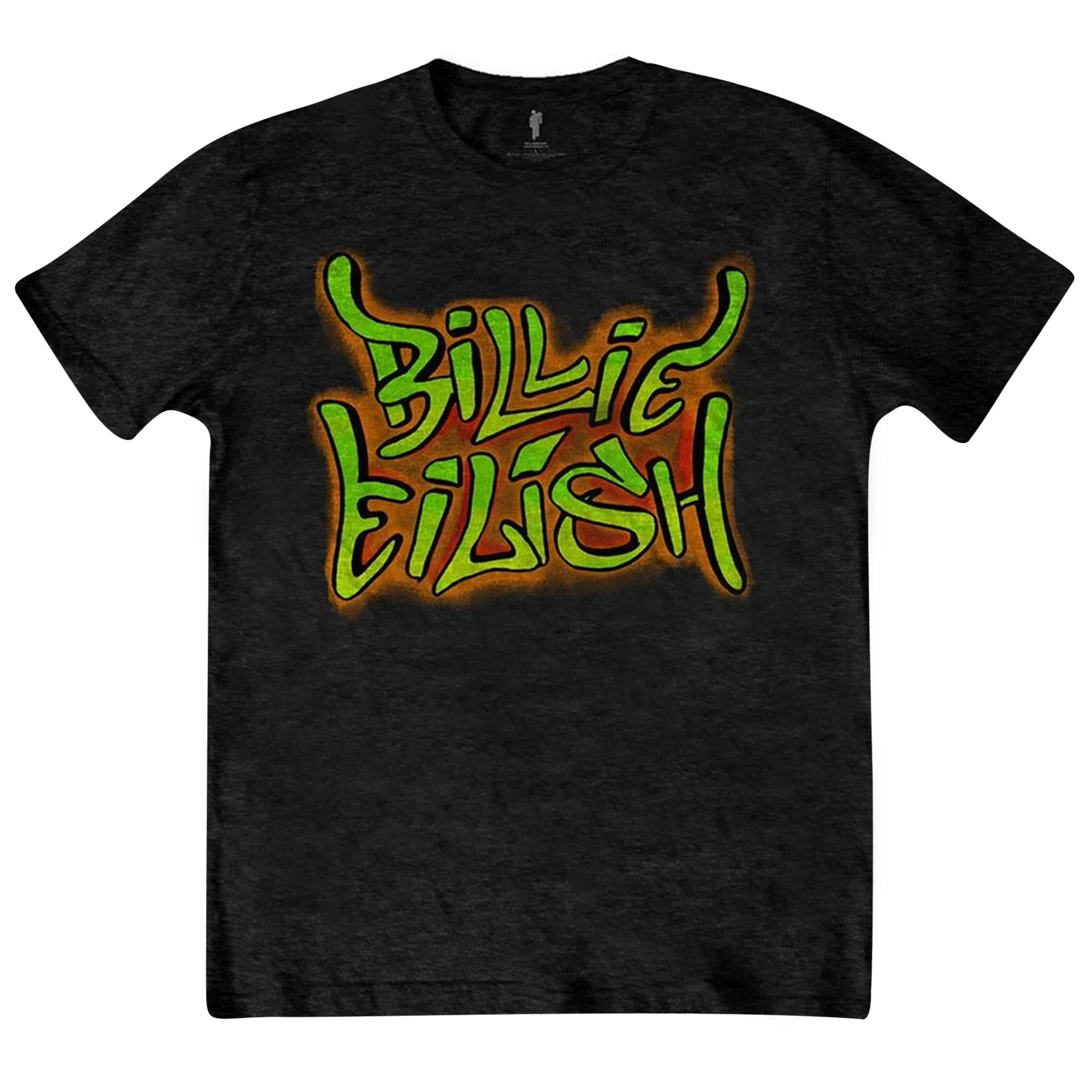 Billie Eilish Unisex Adult Graffiti Cotton T-Shirt (Black) - RO5533