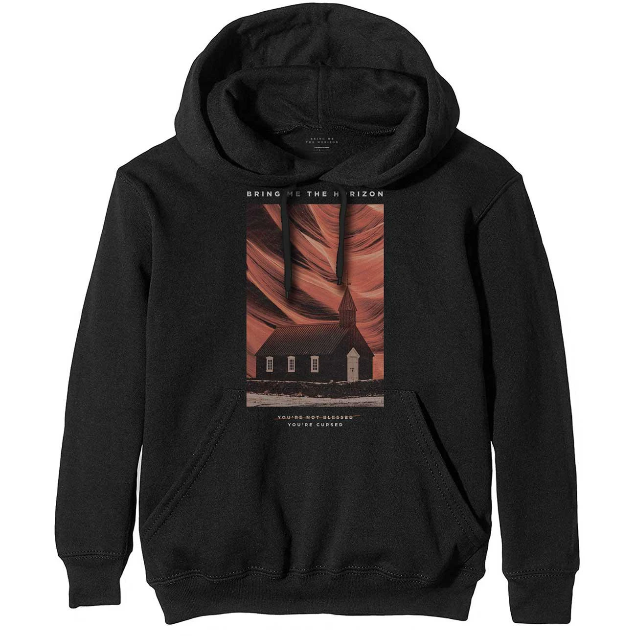 Bring Me The Horizon Unisex Adult You´re Cursed Hoodie (Black) - RO7238