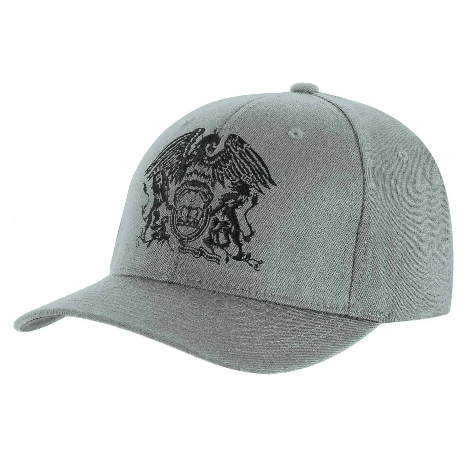 Queen Unisex Adult Classic Crest Baseball Cap (Grey) - RO6431