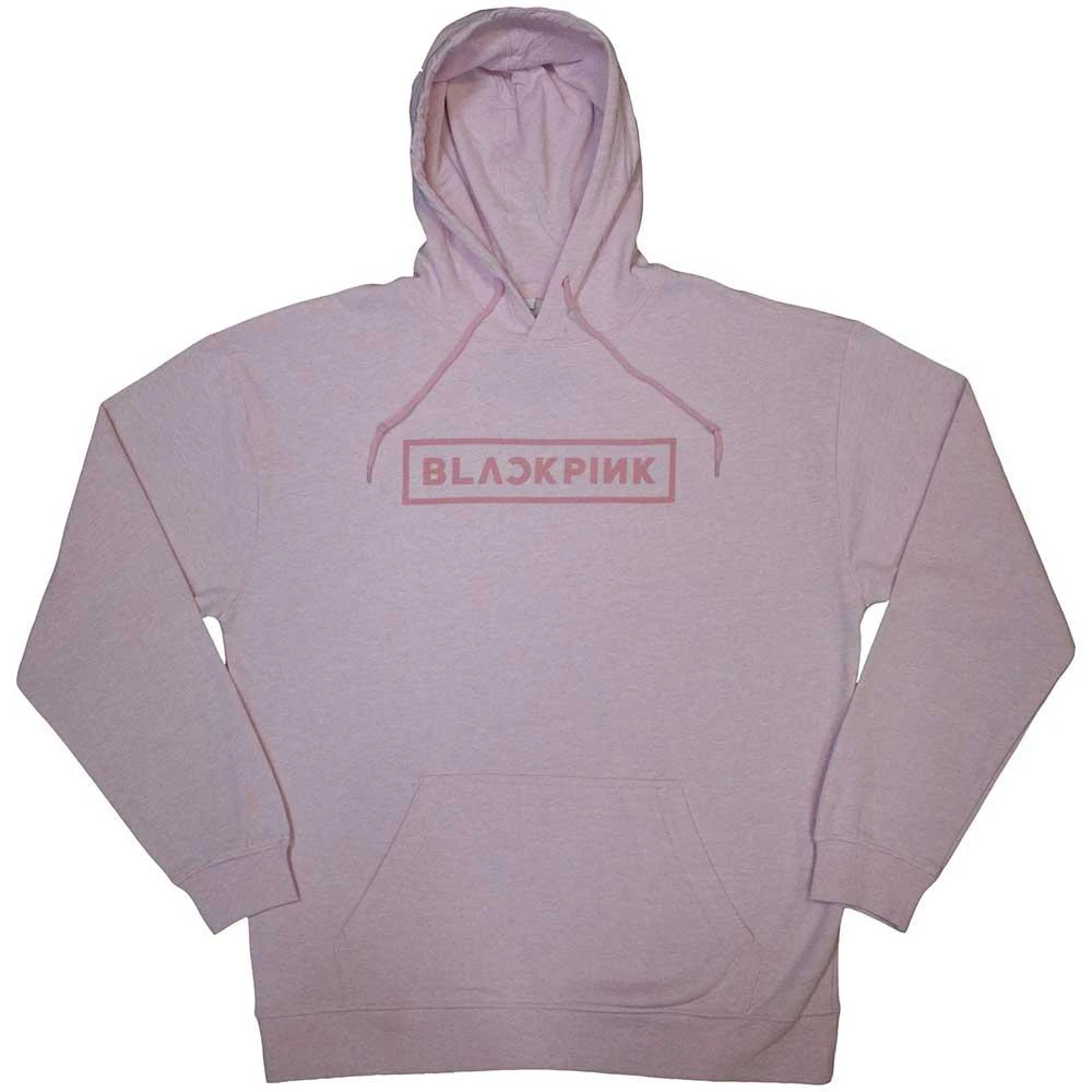 BlackPink Unisex Adult Logo Hoodie (Light Pink) - RO10510