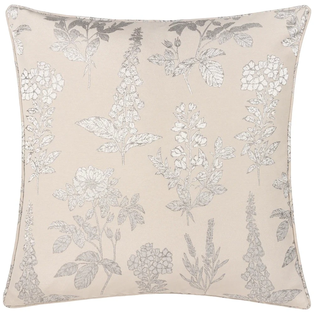 Wylder Sophia New Floral Jacquard Cushion Cover (Natural) - RV3266