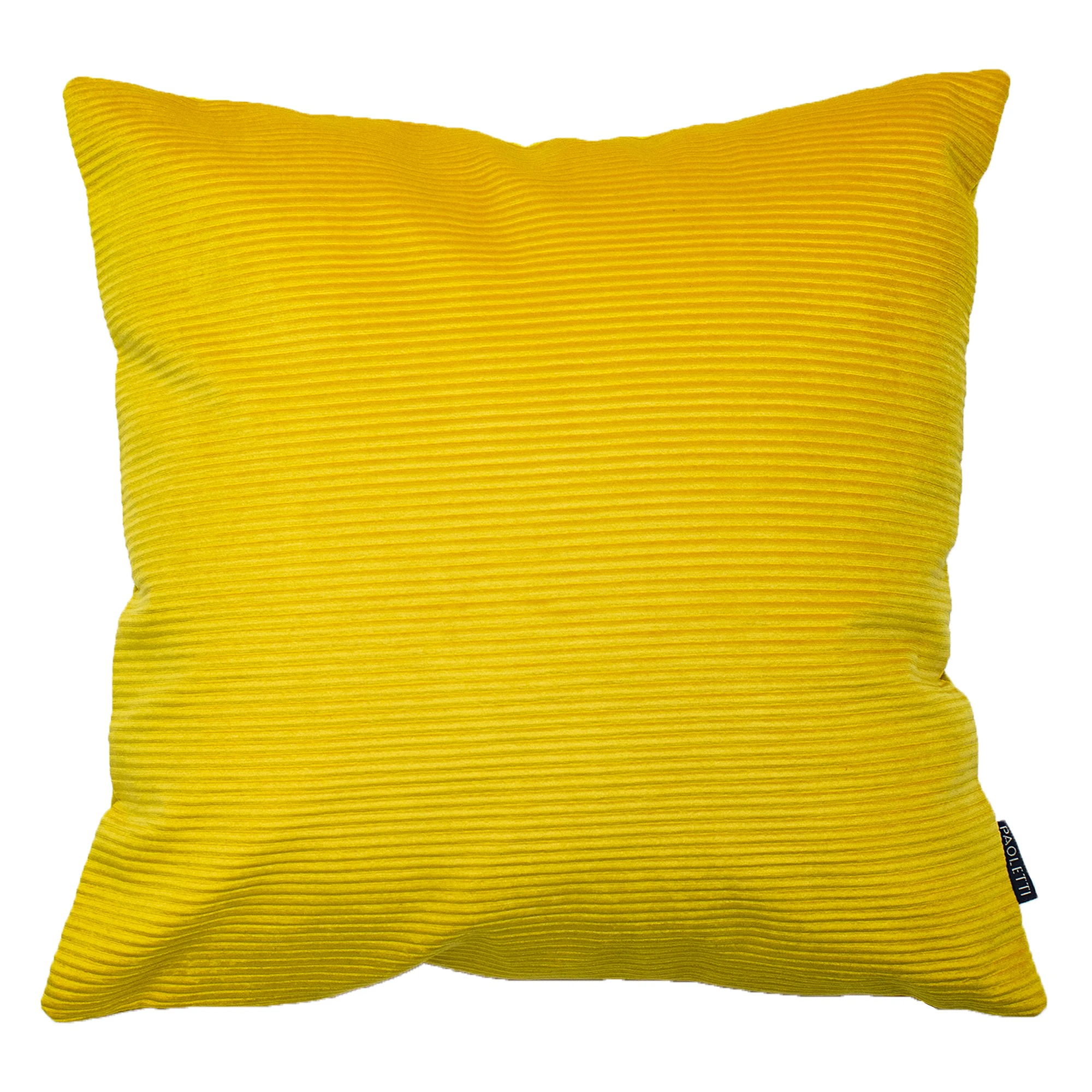 Riva Home Munich Reversible Corduroy Cushion Cover (Ceylon Yellow) - RV1531