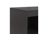 Highboard Black 67x39x95 cm Steel