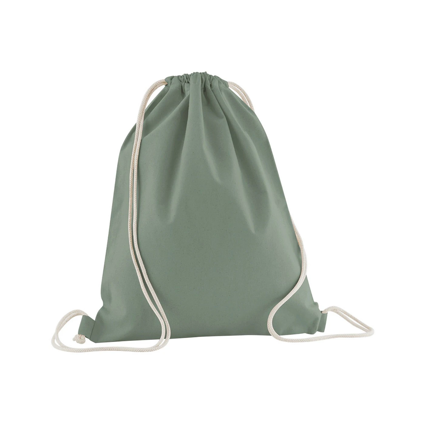 Westford Mill Organic Cotton Drawstring Bag (Dusty Green) - RW9875