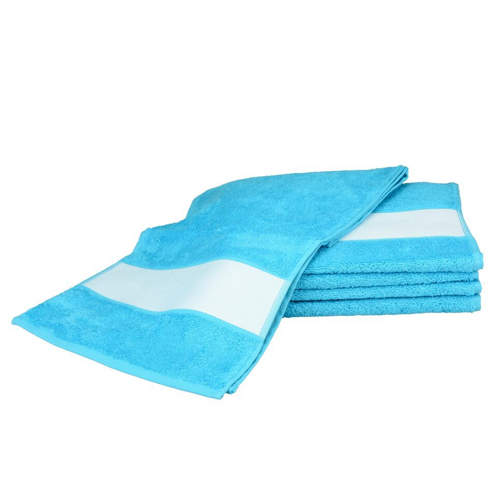 A&R Towels Subli-Me Sport Towel (Aqua Blue) - RW6042