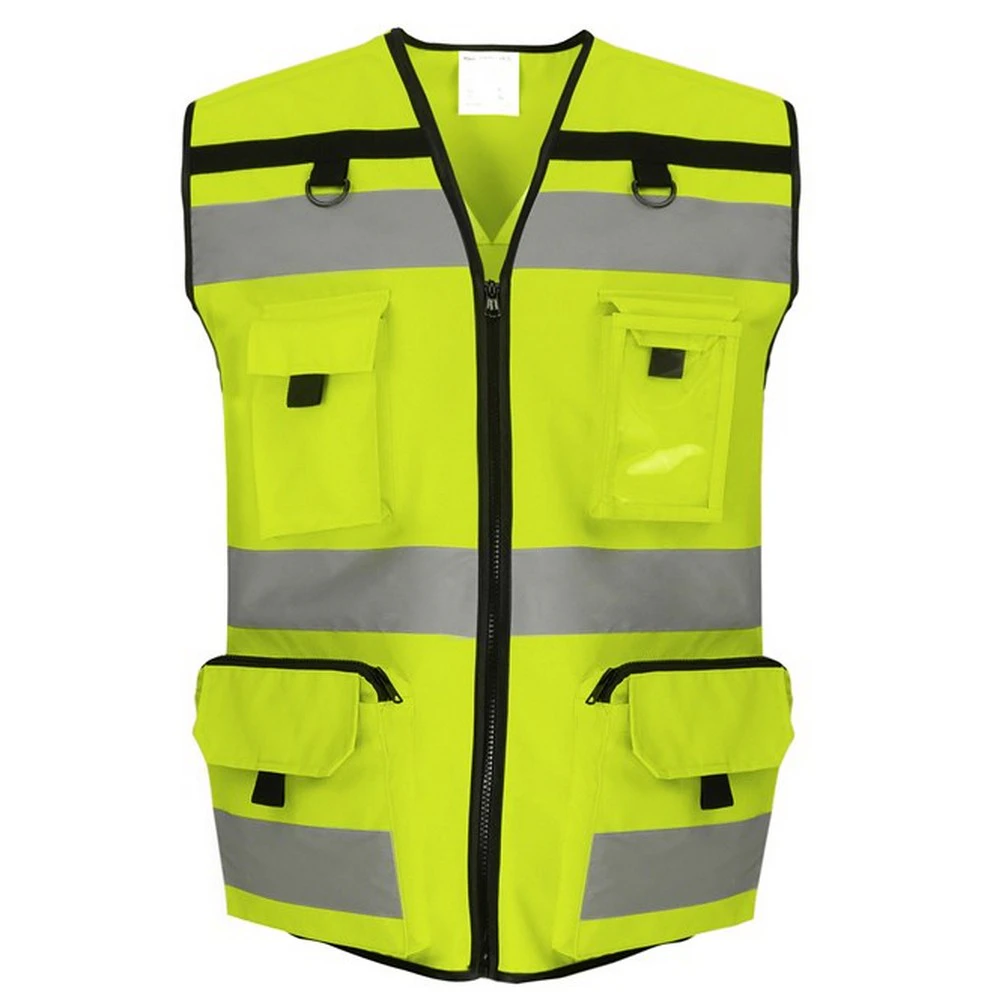 Yoko Unisex Adult Ripstop Hi-Vis Tool Vest (Hi Vis Yellow) - RW9036