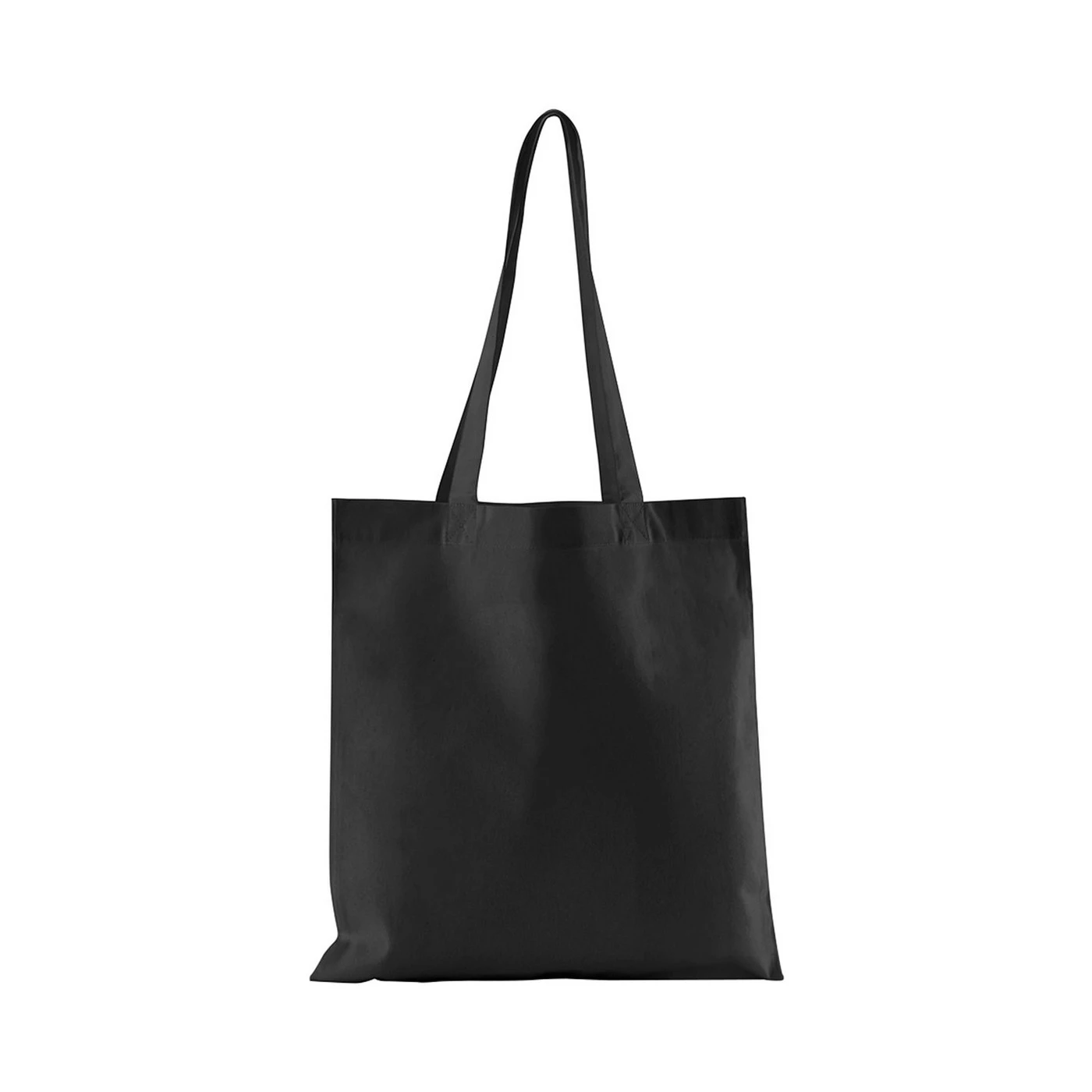 Westford Mill Plain Organic Cotton Tote Bag (Black) - RW9876