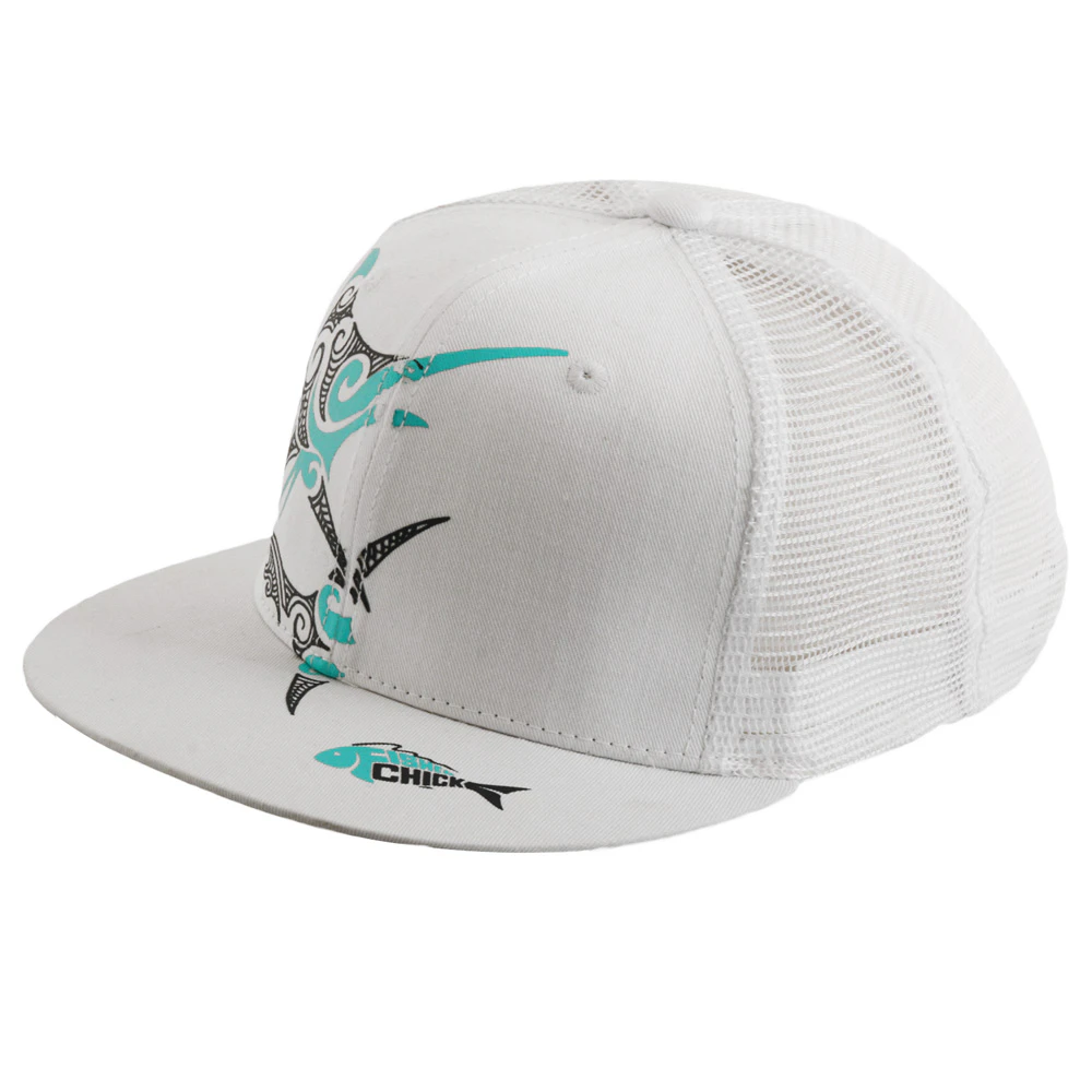 Fisherchick Te Moko Marlin Cap White - White