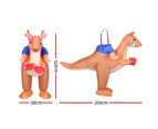 Inflatable Kangaroo Costume Adult Suit Blow Up Party Fancy Dress Halloween Cosplay