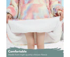 GOMINIMO Hoodie Blanket Adult Tie-Dyed Beige GO-HB-125-AYS