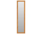 vidaXL Wall Mirror with Shelves 30x30x120 cm Solid Teak Wood