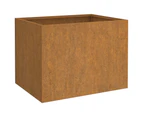 vidaXL Planter 62x47x46 cm Corten Steel