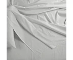 Royal Comfort Bamboo Blended Sheet & Pillowcases Set 1000TC Ultra Soft Bedding - White