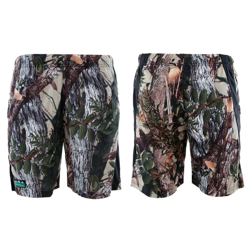 Ridgeline Breeze Mens Shorts Buffalo Camo XS - Green